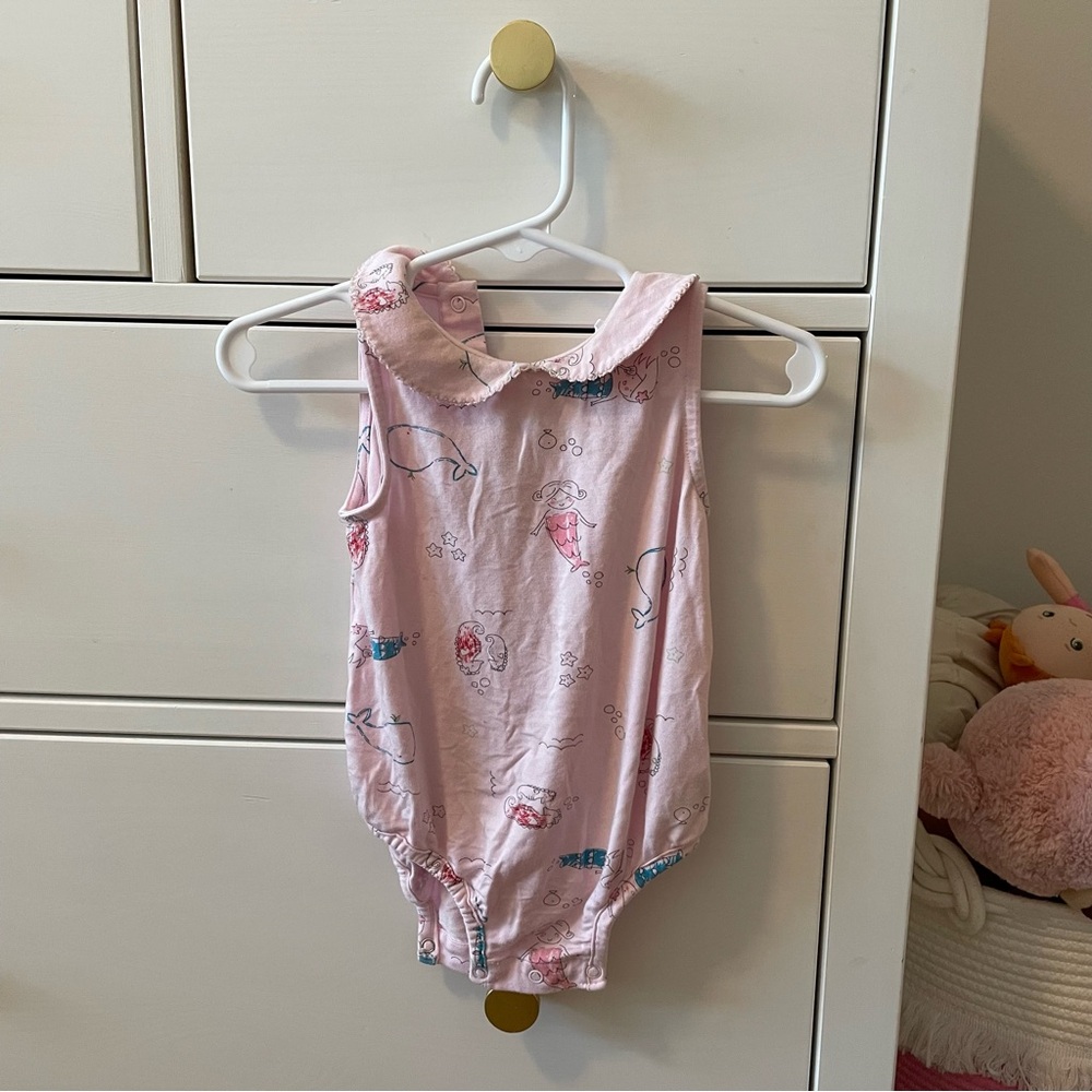 Angel Dear Pink Sea Life Ocean Bamboo One Pice 3-6 Months
